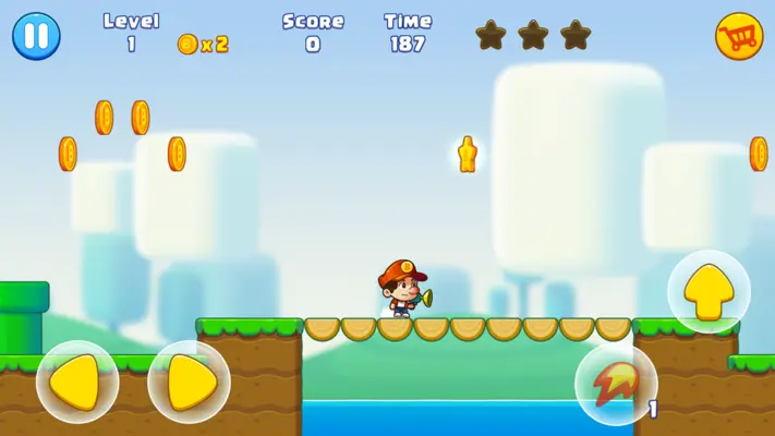 Super Jack's World - Free Run Game android App screenshot 1