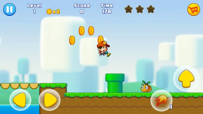 Super Jack's World - Free Run Game android App screenshot 2